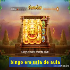 bingo em sala de aula